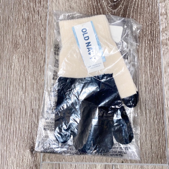 OLD NAVY COLOR BLOCK MAGIC TEXT FRIENDLY-GLOVES - Picture 4 of 5